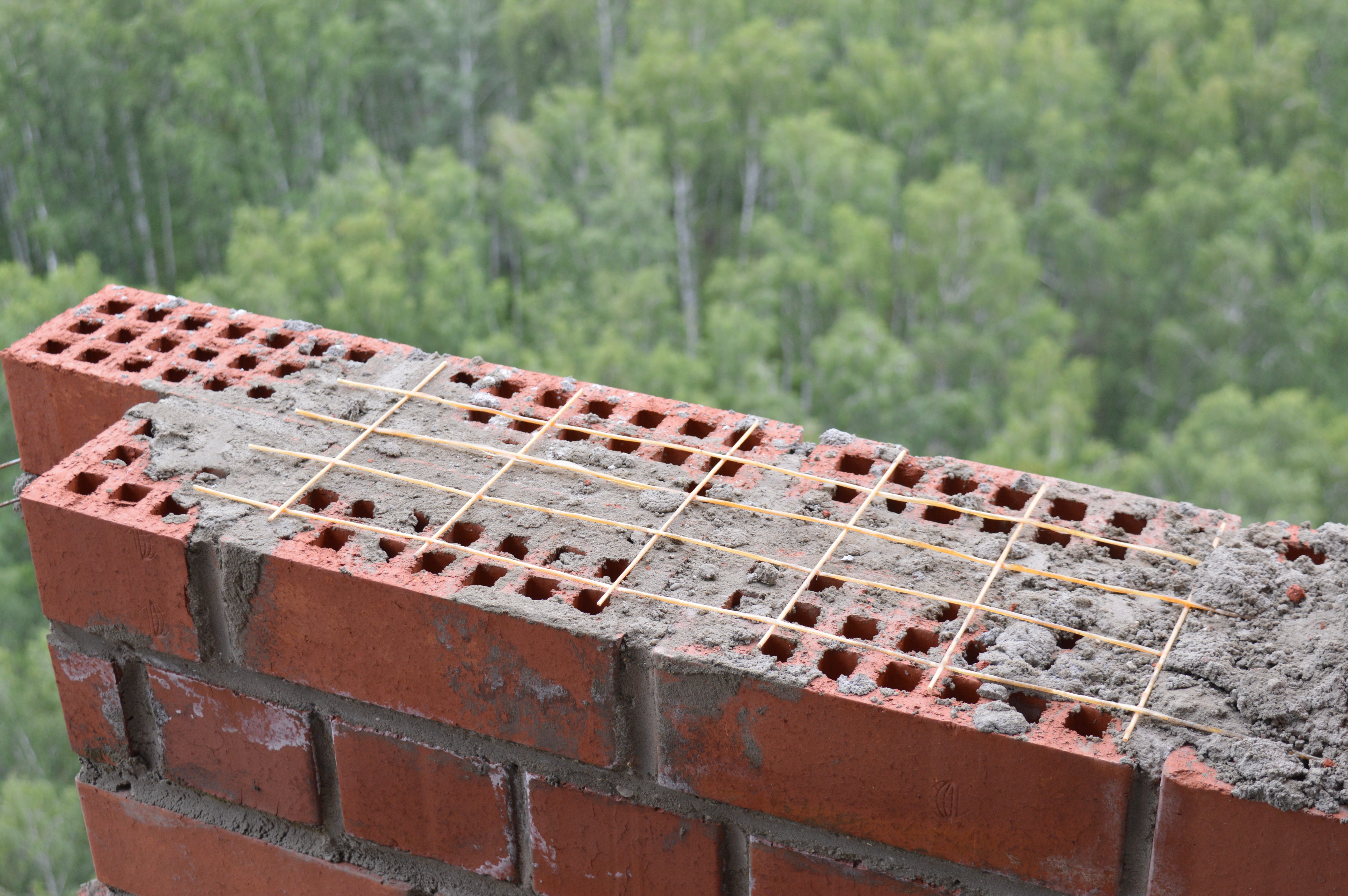 Laying foundations and reinforcing walls