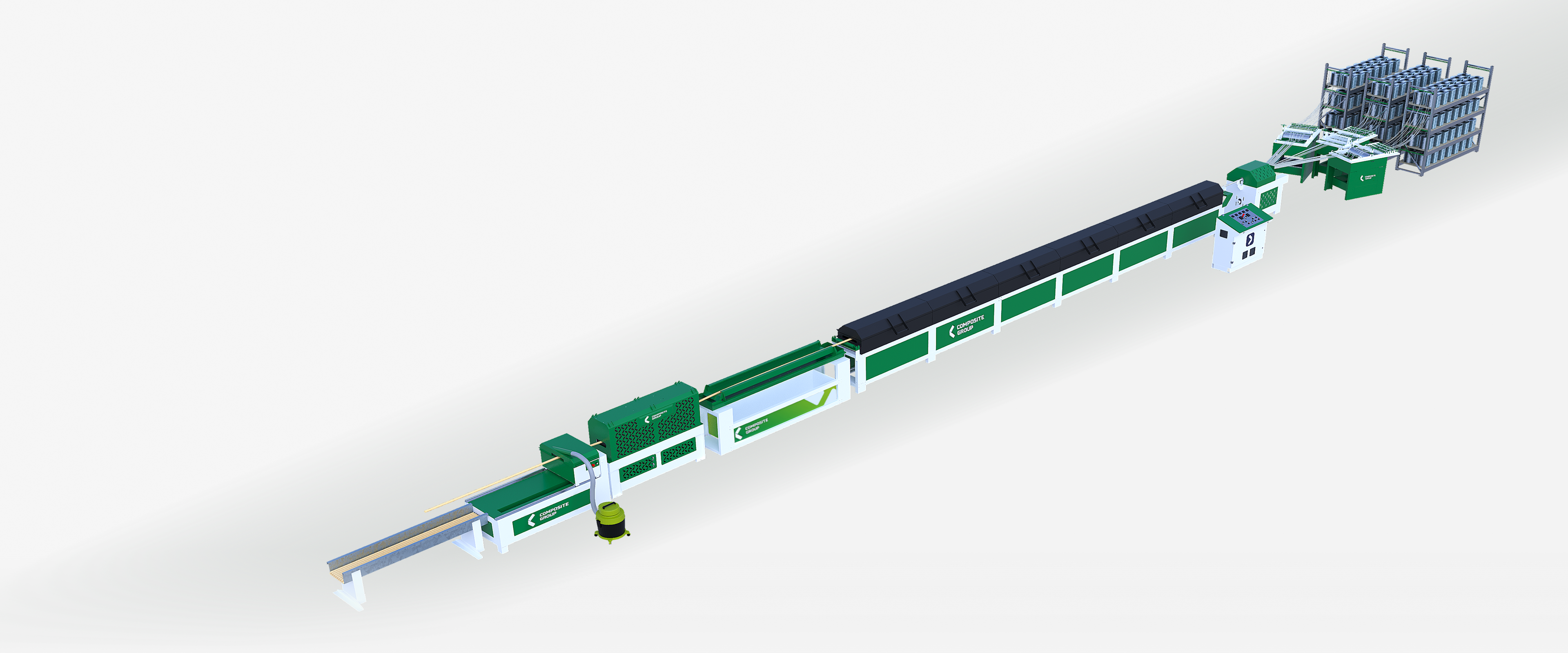 CG-11 Manufacturing line for the production of fiber-reinforced polymer anchors